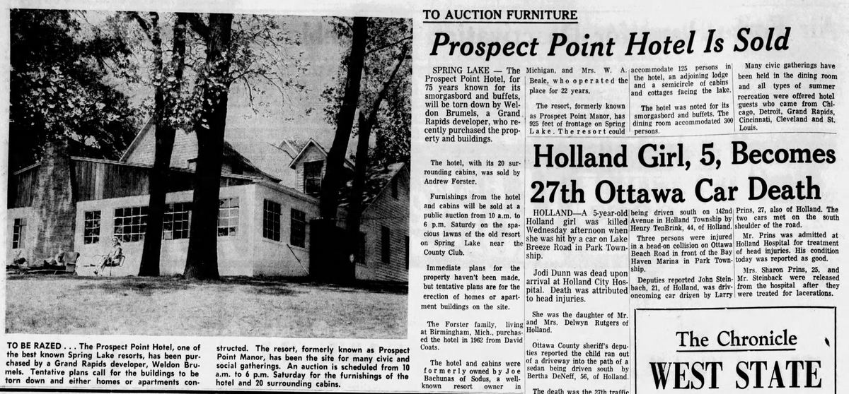 Prospect Point - Sept 1968 Hotel Is Sold (newer photo)